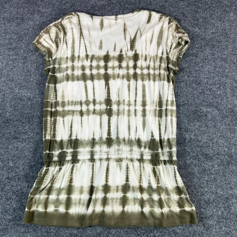 Michael‎ Kors Women Tie Dye Drawstring Waist Tunic Dress Size L